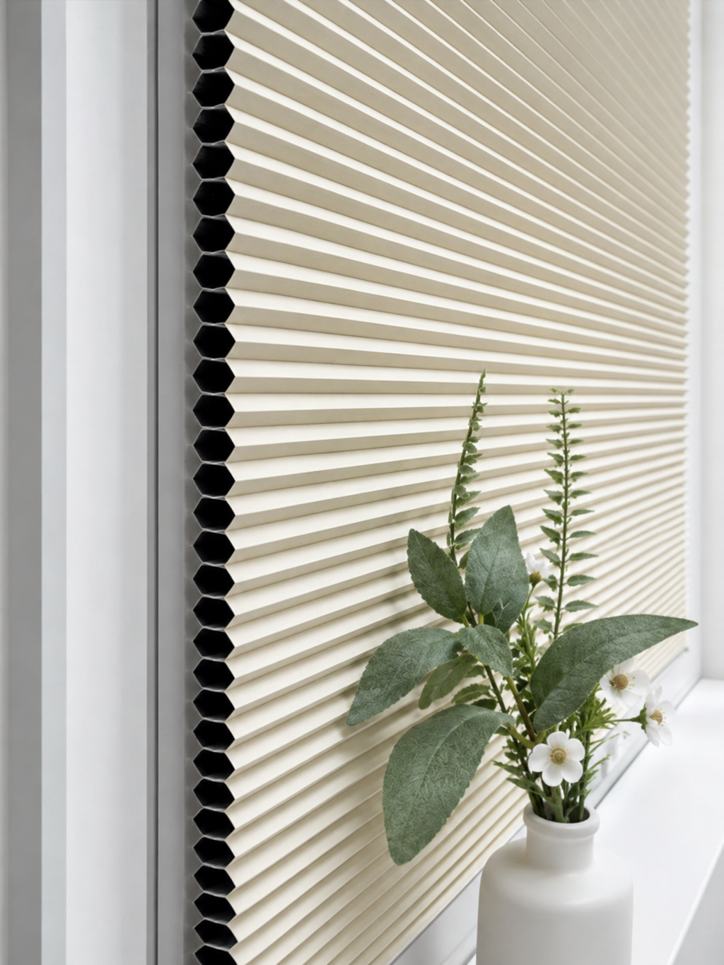 Pimapen ve Cam Balkon İçin Güneş Kırıcı Plise Perde