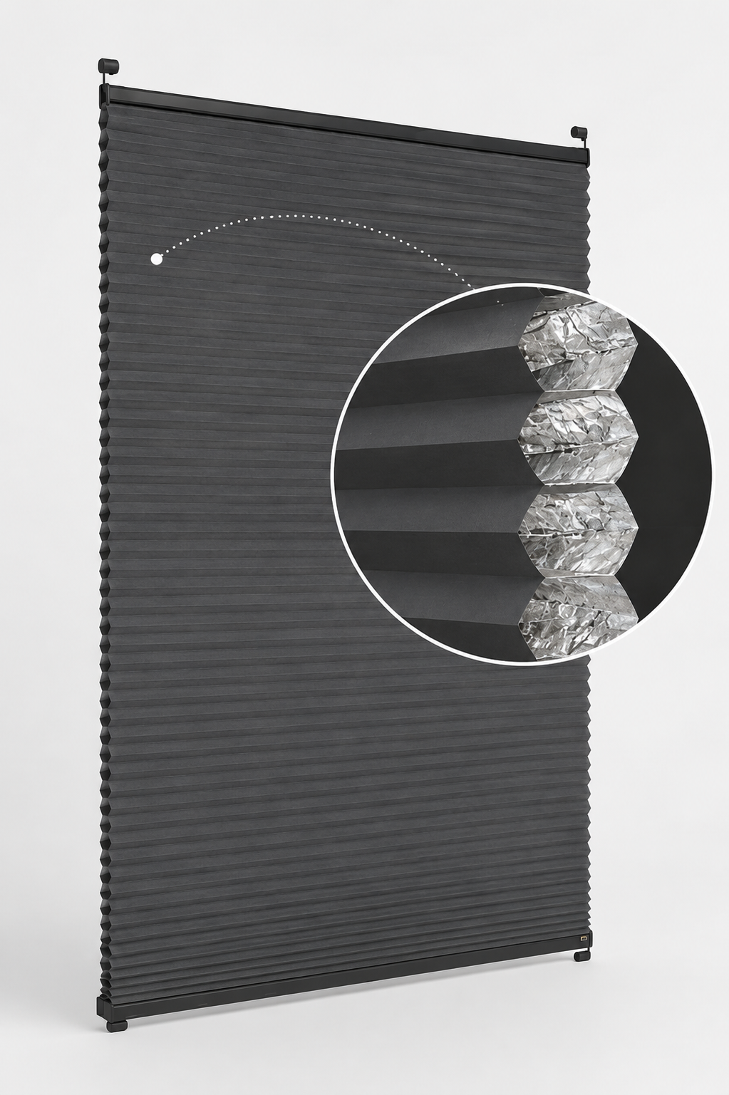 Isı Yalıtımlı Honeycomb Plise Perde – Kışın Sıcak, Yazın Serin Cam balkon perdesi