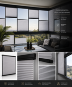 Pimapen ve Cam Balkon İçin Güneş Kırıcı Plise Perde