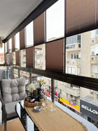 Pimapen ve Cam Balkon İçin Güneş Kırıcı Plise Perde